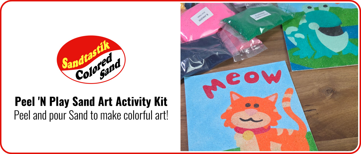 Peel 'N Play Sand Art Activity Kit